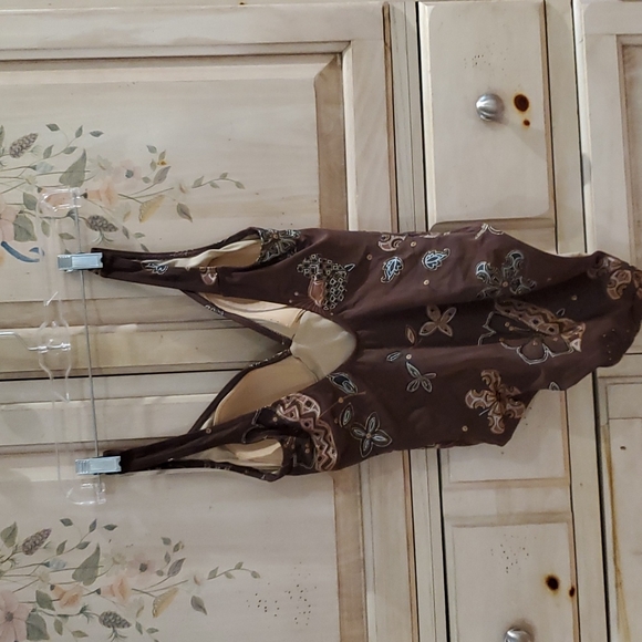 Swimsuit/Skirt cover up 2 piece set one piece suit - Picture 9 of 15